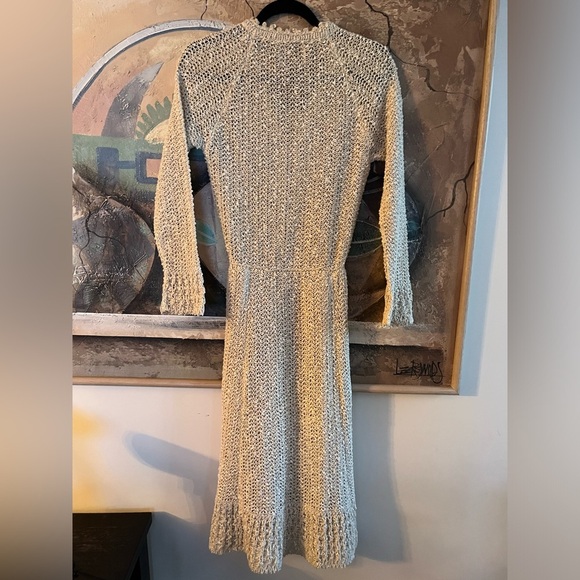 PALLAS 100 % Linen Hand loomed Knitted Dress Made in Ireland - Picture 6 of 8